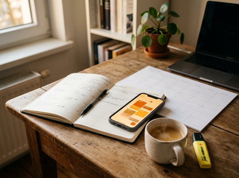 Terminplanung mit Kalender, Planer und Kalender-App auf dem Smartphone